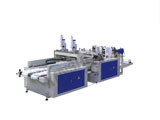 XS-400*2 Automatic High Speed Double Line T-shirt Bag Making Machine  