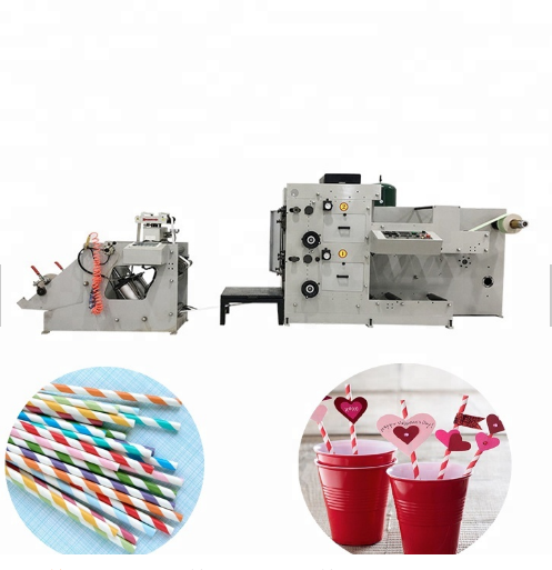 XS-2 Color Straw Paper Flexo Printing Machine